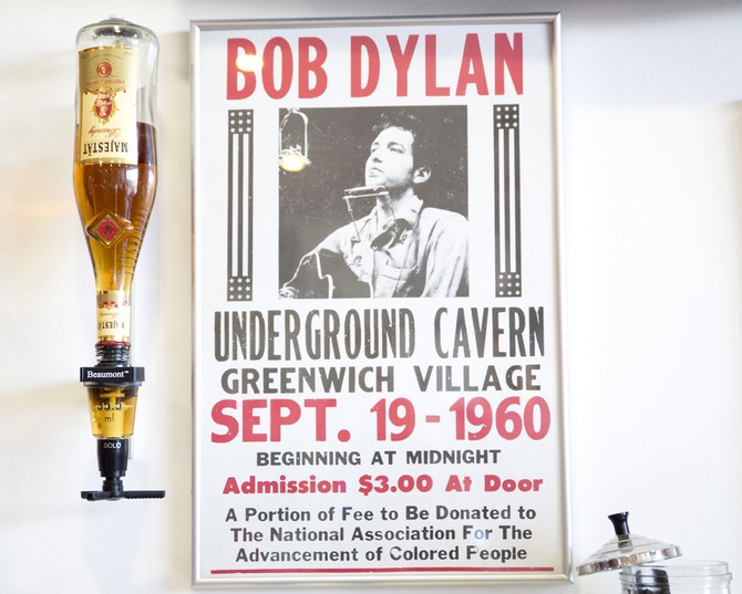 bob dylan poster barbers